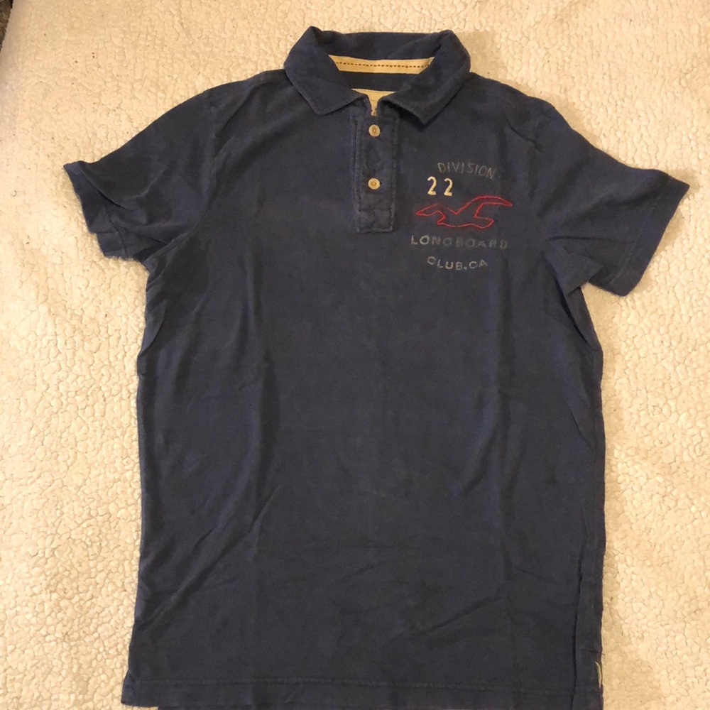 Hollister polo. Size Medium. Dark royal blue